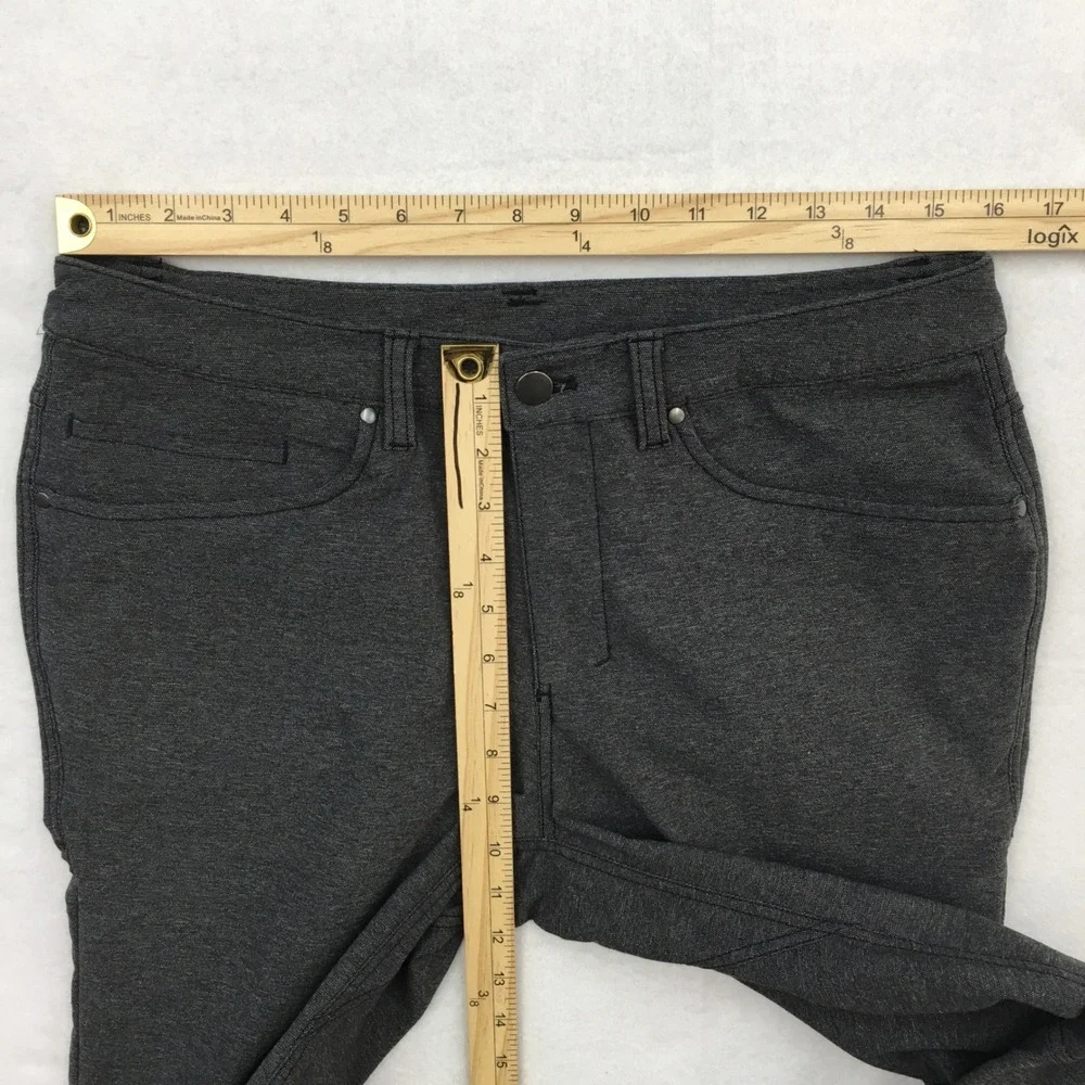 Lululemon ABC Pant Slim Mens 31 Tech Canvas Gray 5 Pocket Stretch Trousers
